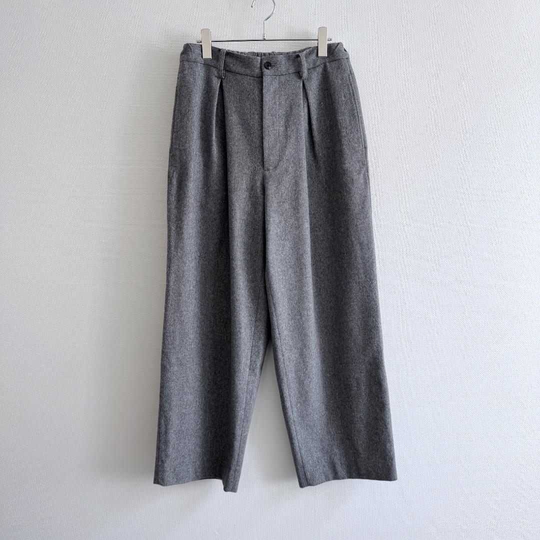 即完 ssstein W/CA BEAVER EASY WIDE TROUSER