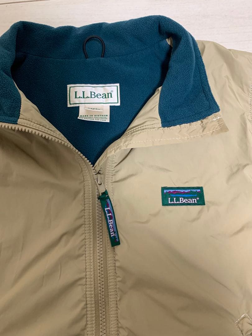 L.L.Bean ベージュ フリースベスト M