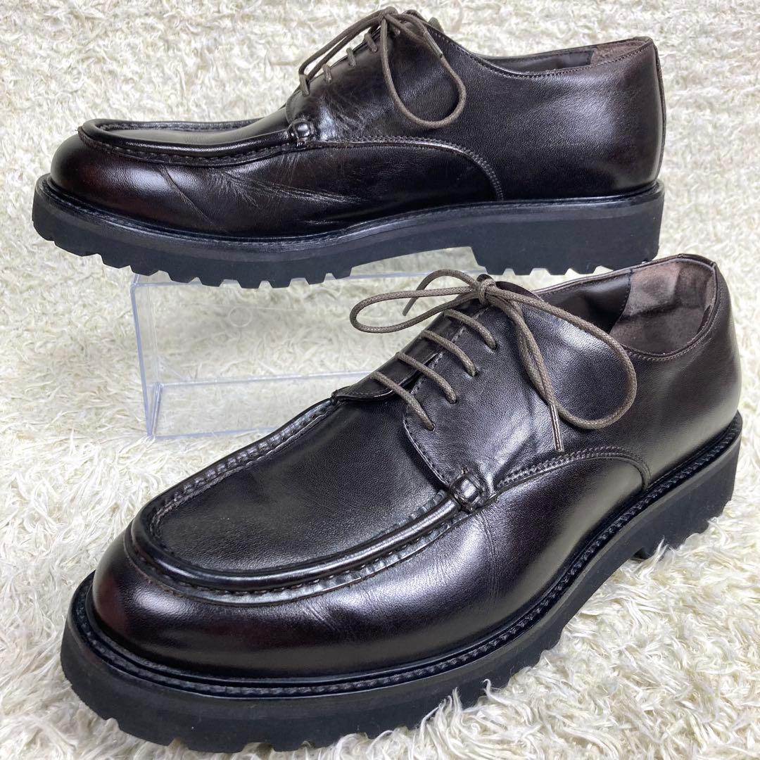 『極美品』イタリア製 チロリアンシューズ ナノユニバース ビブラムソール 革靴