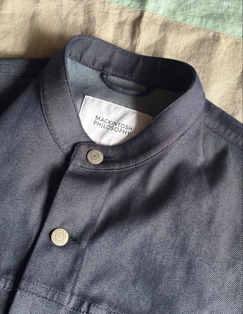【MACKINTOSH PHILOSOPHY】美品スタンドカラーデニムジャケット