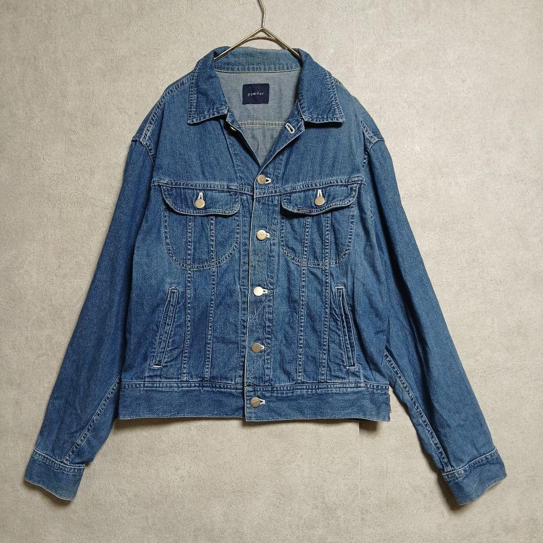 ​希少）powder 下迫秀樹 ヴィンテージ デニムジャケット Gジャン 日本製