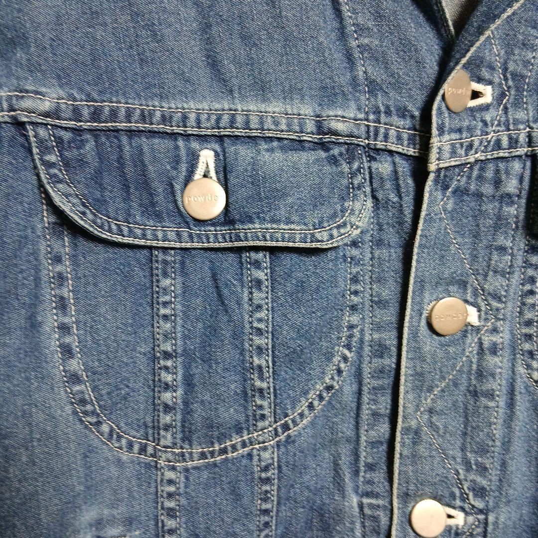 ​希少）powder 下迫秀樹 ヴィンテージ デニムジャケット Gジャン 日本製