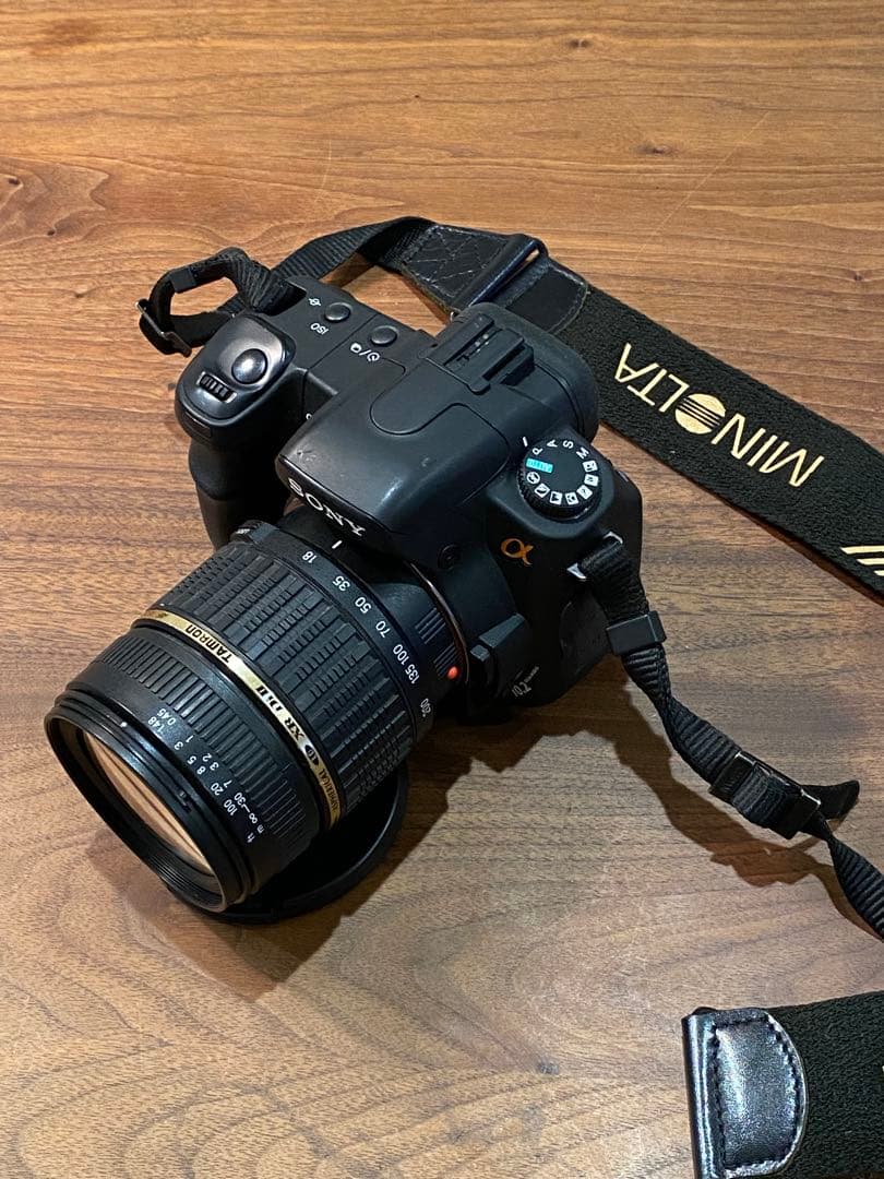 SONY α200 CCDデジタル一眼 タムロン　広角望遠18-200 動作品