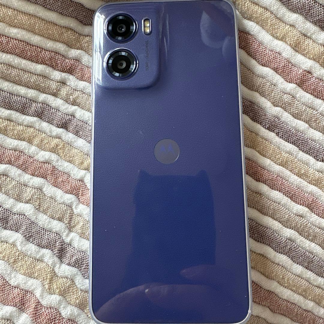 パープル デュアルカメラスマートフォン 本体