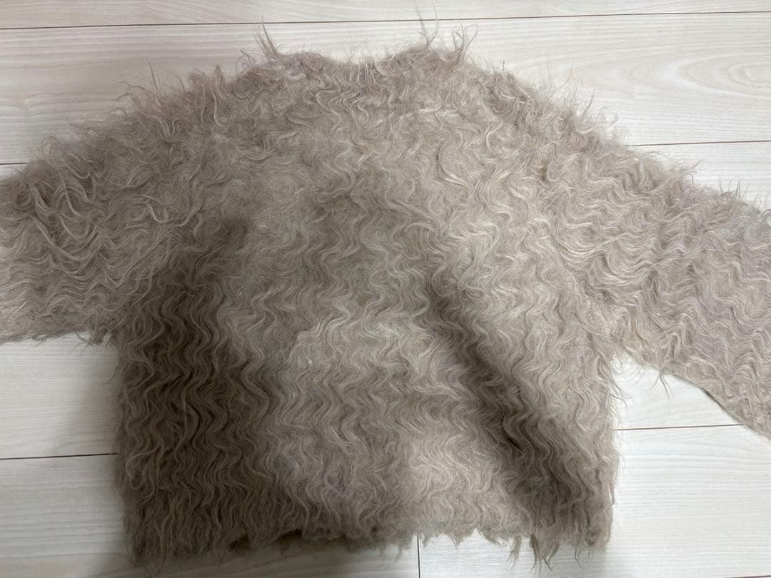 THE TOÉ Westminster Shaggy Cardigan ベージュ