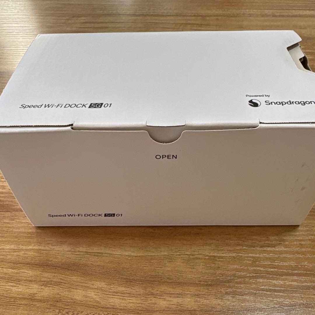 【美品】Speed Wi-Fi DOCK 5G 01