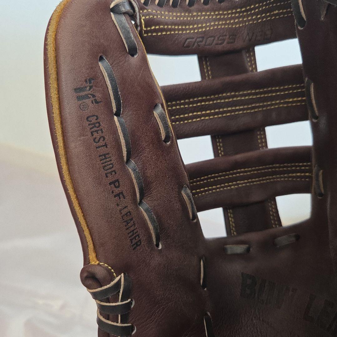 ミズノ BUW LEAGUE 硬式外野手グローブ レザー　右投げ