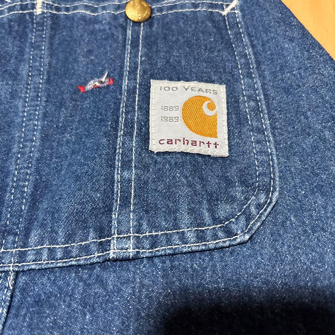 Carhartt 100 Years オーバーオール デニムブルー