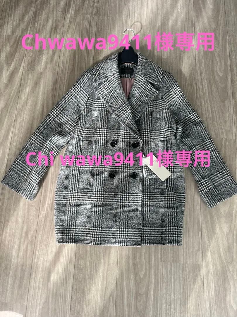 ⭐️Chiwawa9411⭐️グレンチェック コート
