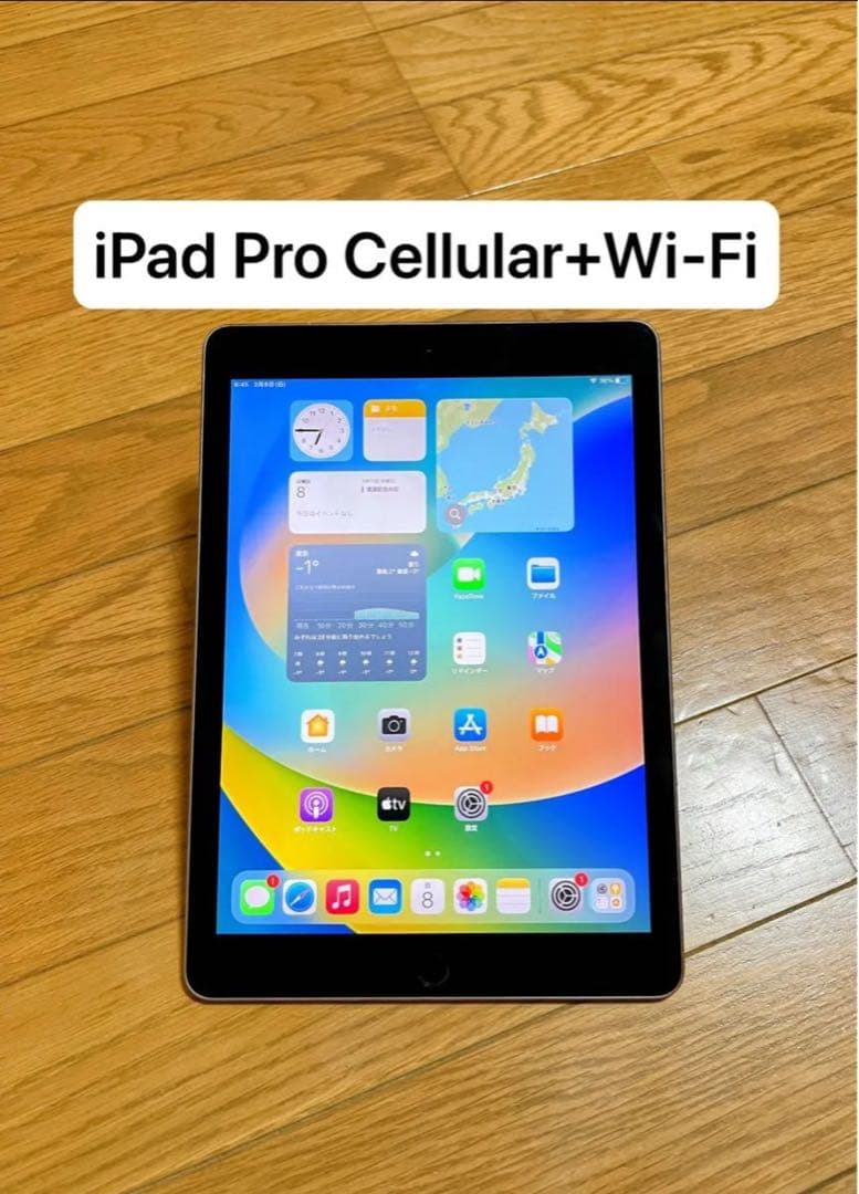 iPad Pro 9.7インチ Cellular+ Wi-Fiモデル 128GB