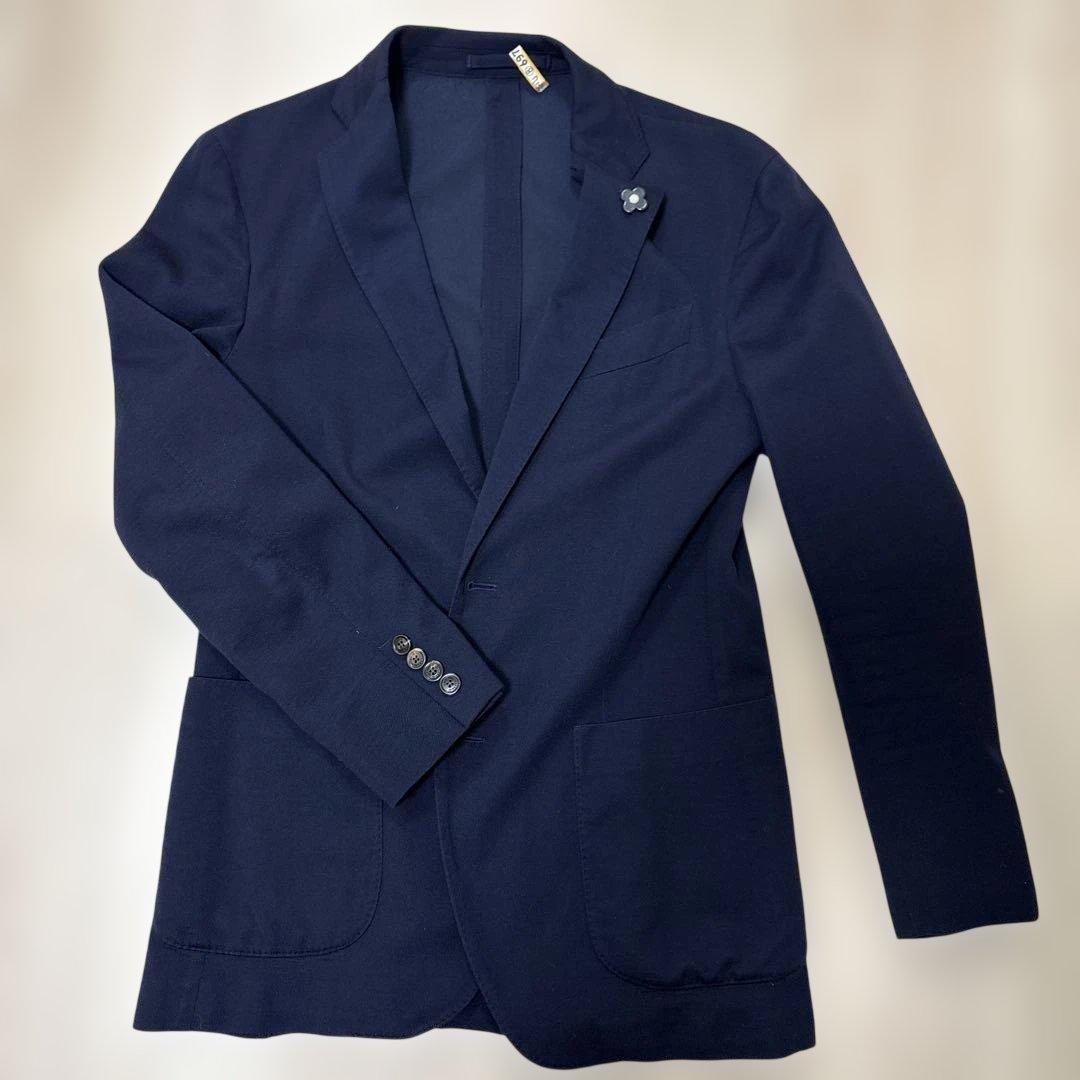 LARDINI ウールニットジャケット