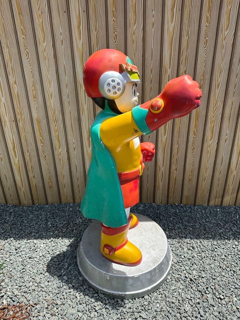 昭和レトロ　ミニミニマン　店舗看板　店舗什器　不動産屋　希少　巨大　激レア