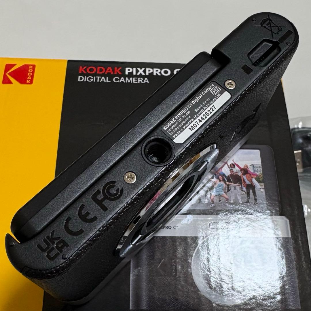 【美品・おまけ付き】KODAK PIXPRO C1 ブラック　デニム風ポーチ付き