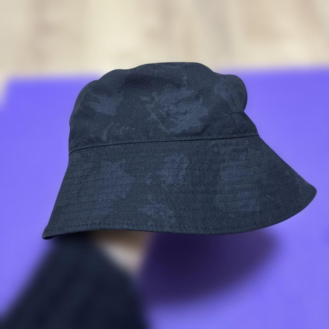 LAD MUSICIAN フラワープリント バケットハット モノトーン