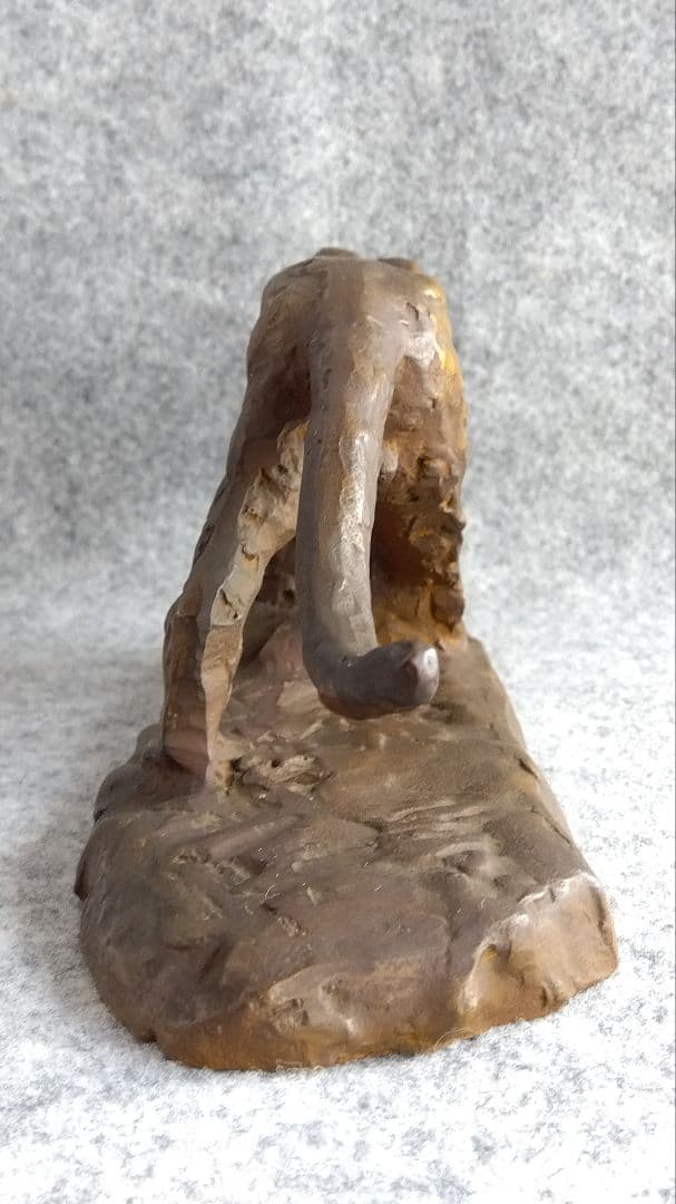 北村西望「悠々」ブロンズ製虎 台座箱付き