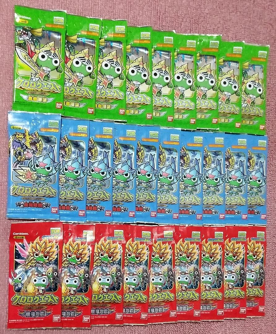 カードダス ケロロ軍曹 ケロロクエスト カードゲーム TCG 未開封28パック