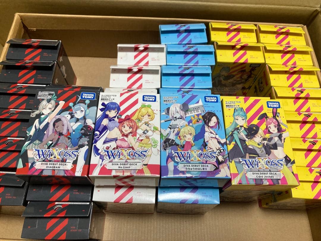 ウィクロス DIVA DEBUT DECK 4種　計39個　wixoss