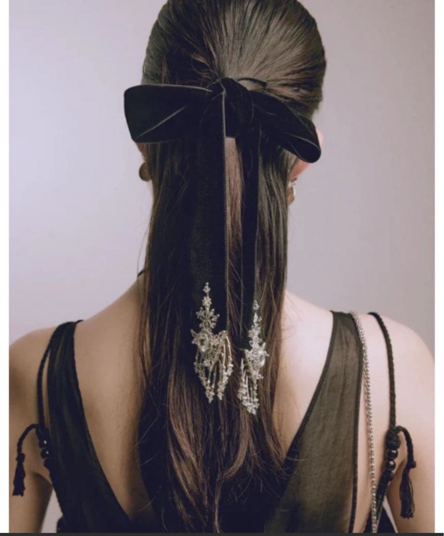 【tanakadaisuke】velvet long ribbon