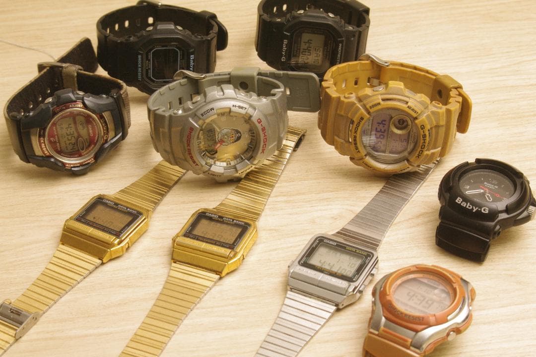 【片付け整理】G-SHOCK,BabyG,DATABANK10本セット稼働品