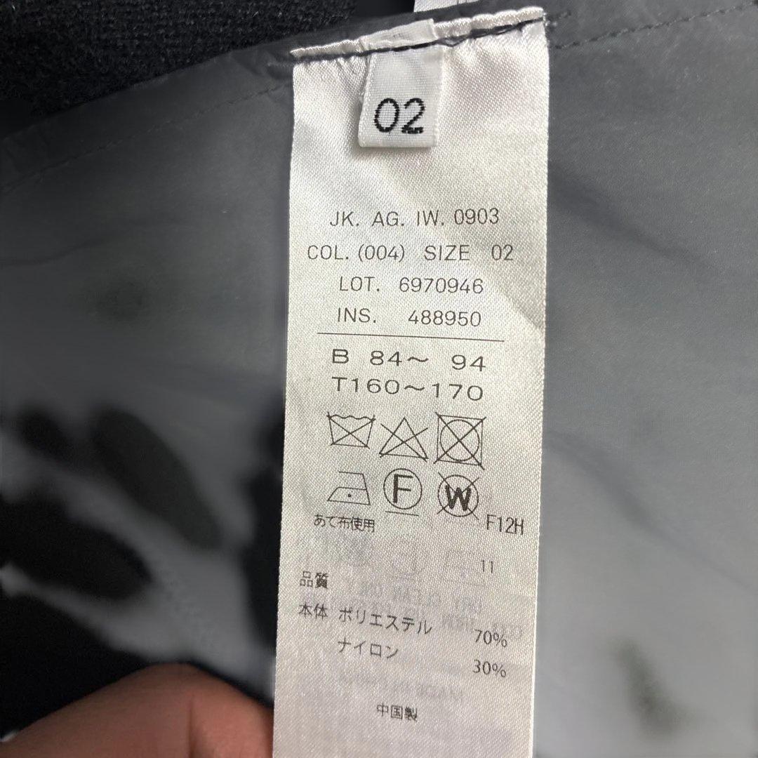 Y*o様 21AW ATON ショートモッズコート チャコールグレー サイズ2