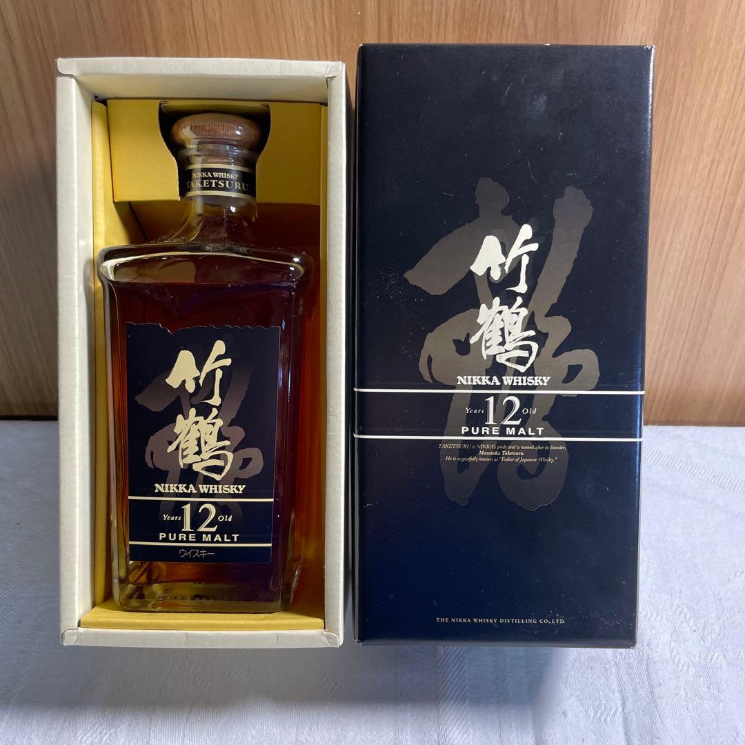 【希少・終売品】 NIKKA 竹鶴 ピュアモルト 12年（箱付き・未開栓）