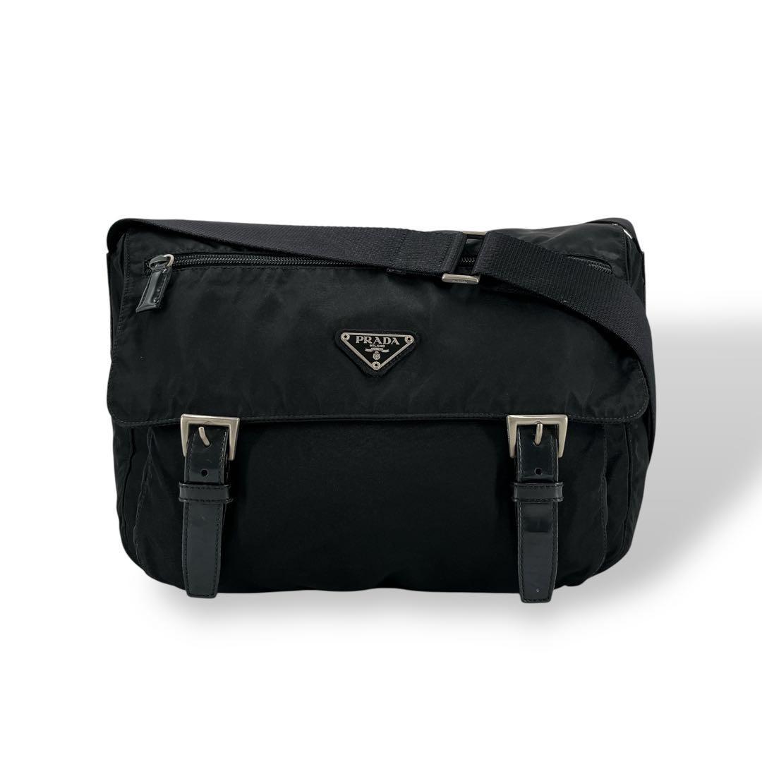バッグ PRADA shoulder bag Black nylon 00s y2k