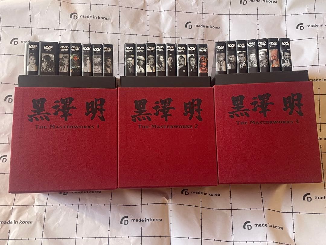 黒澤明 The Masterworks DVD-BOX 3巻セット　全22本