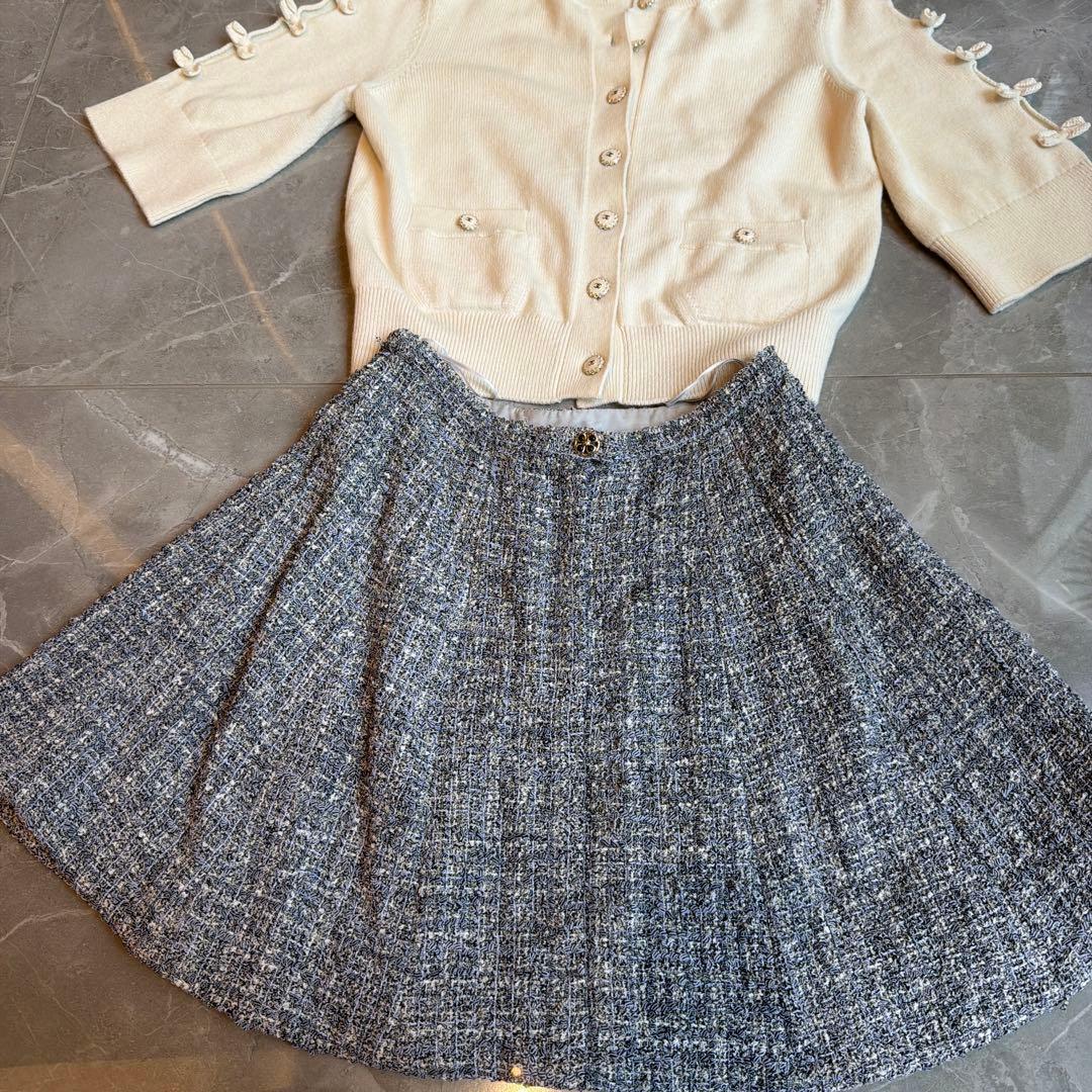 CHANEL シャネル　ツイードスカート　36定価40万円くらい