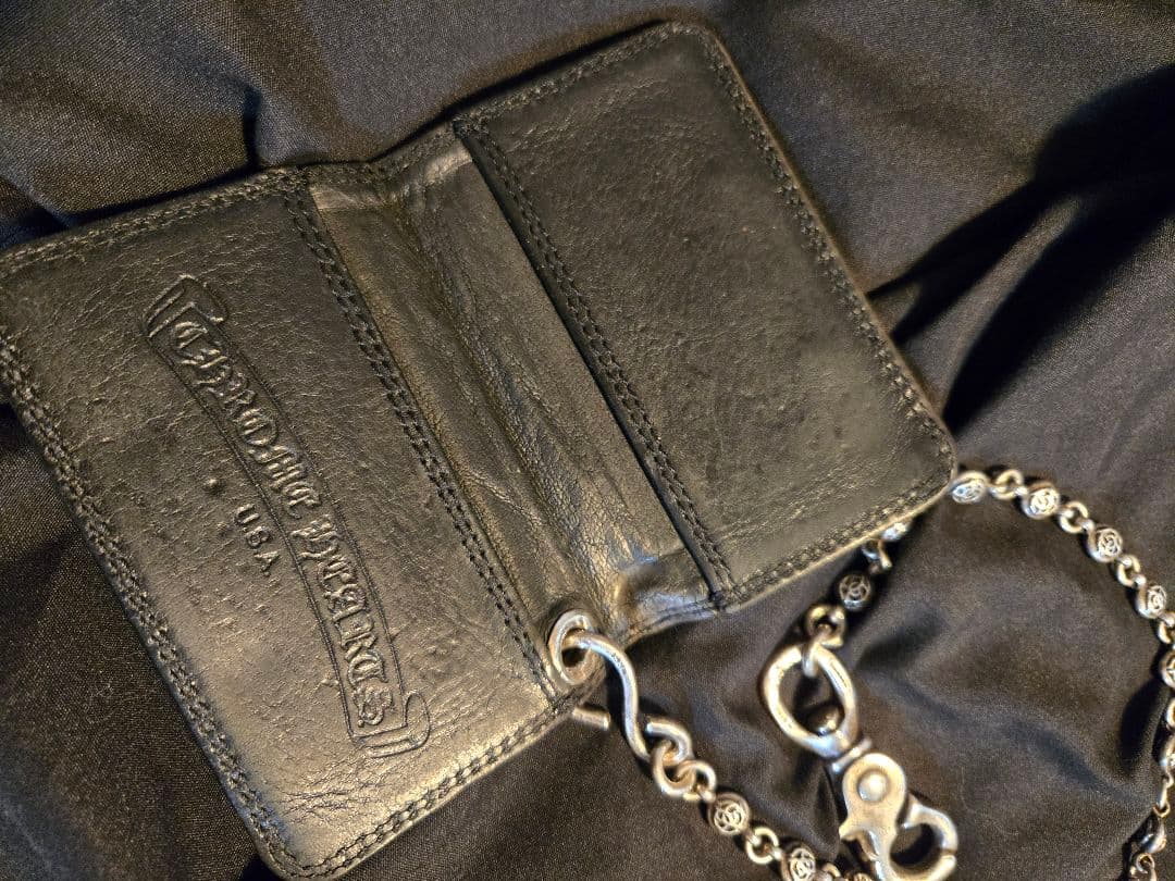 稀少 クロームハーツ SHORT-Sフラワーボールウォレットチェーン