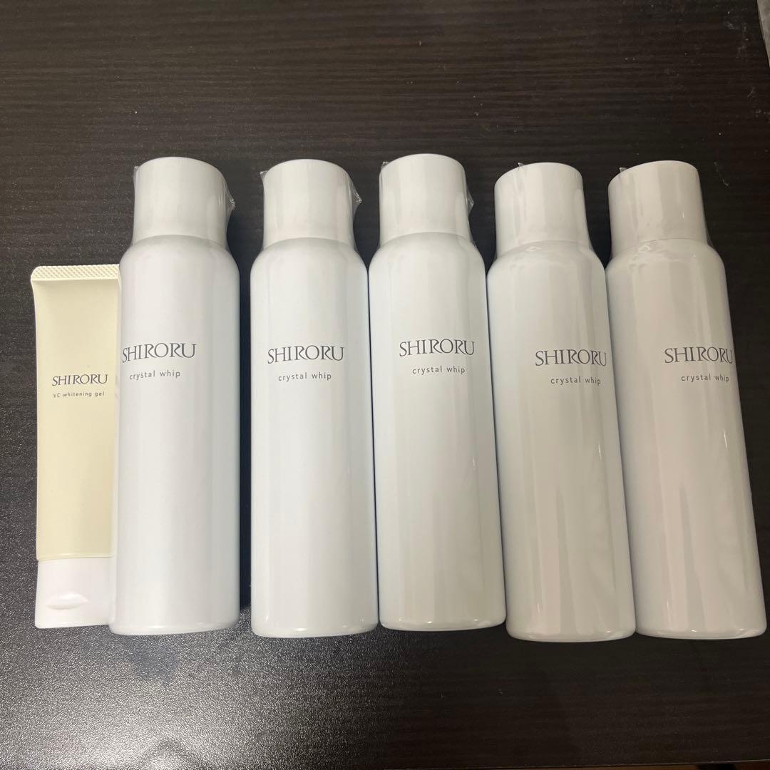 SHIRORU クリスタルホイップ5本➕ホワイトニングゲル1本