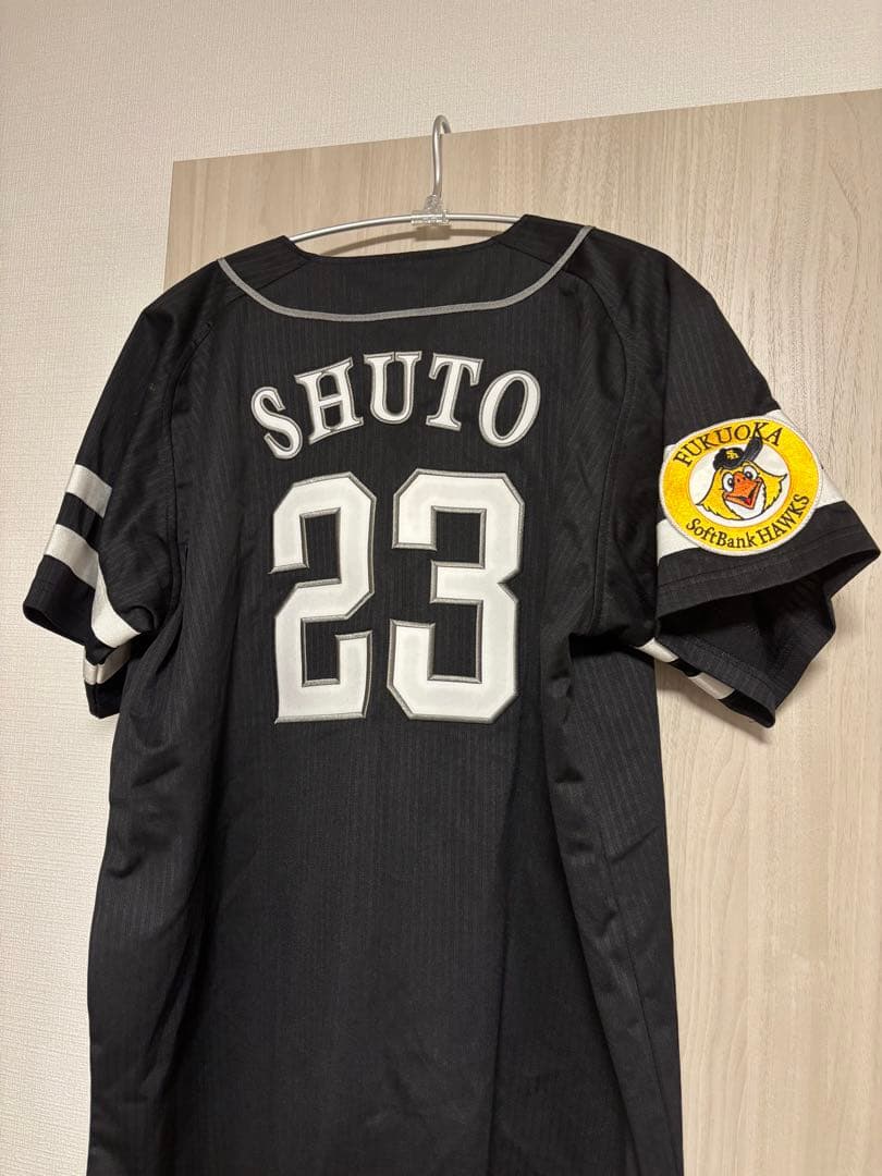 周東佑京　ソフトバンク　ビジターユニフォーム　Lサイズ