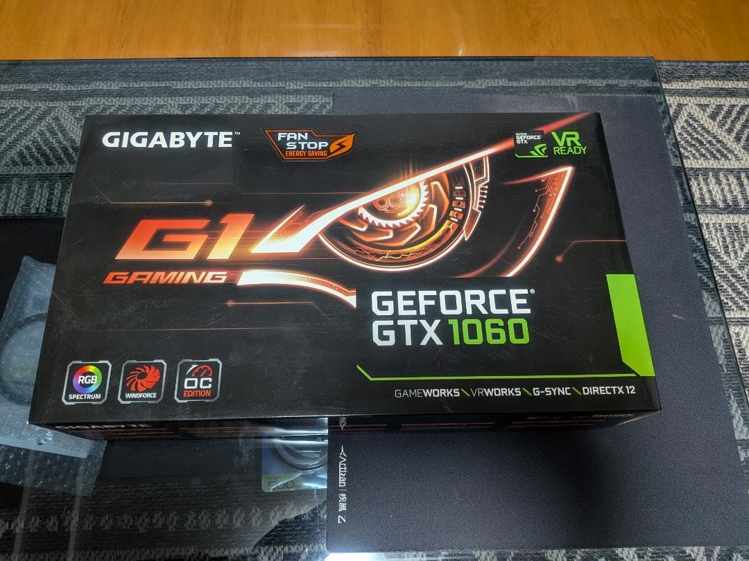 【動作確認済】Gigabyte GTX1060 G1 Gaming 6G