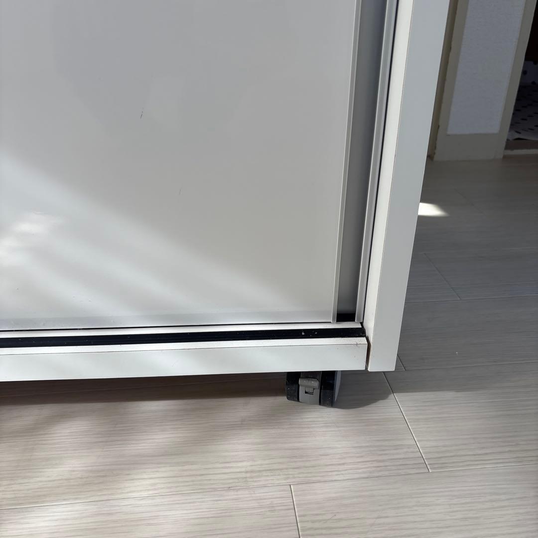 はぴこ　ディノス　家具　　　　　　　　　　　　　 ホワイト大型スライド式