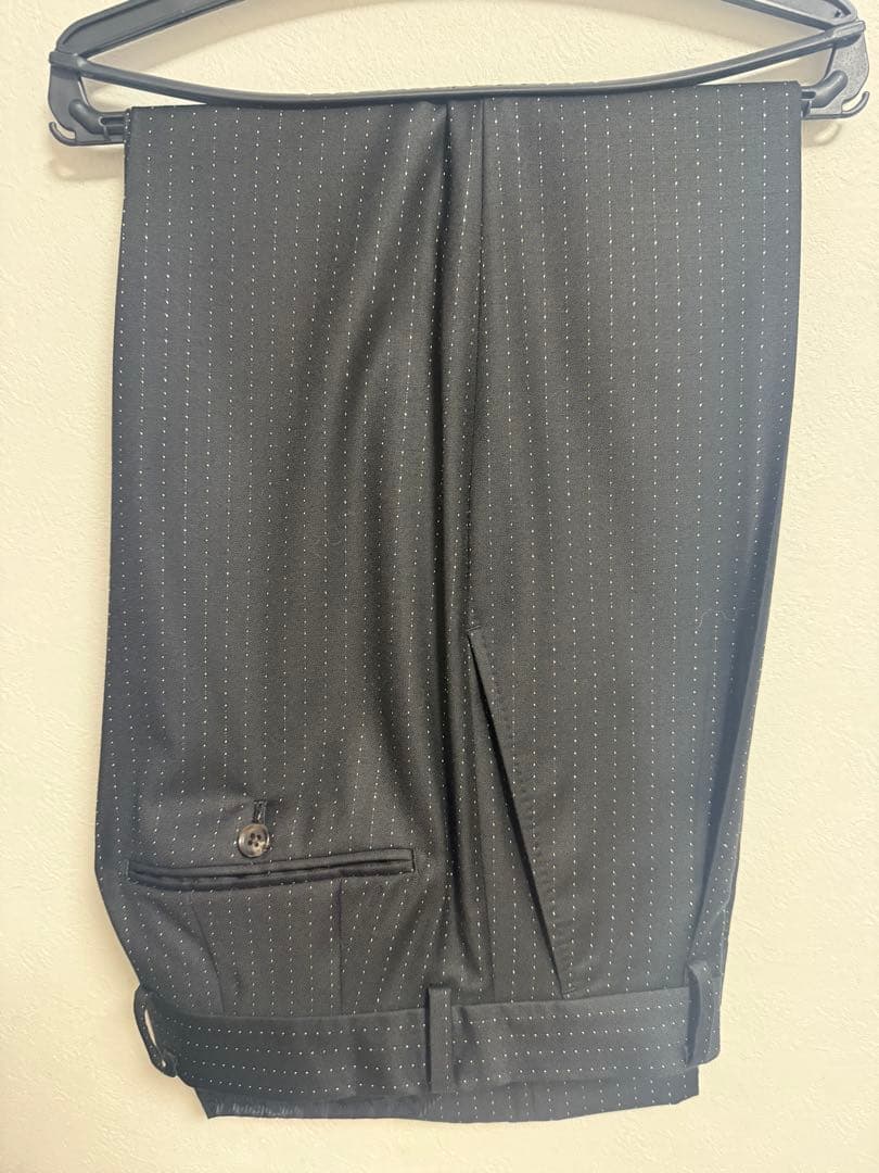 ワコマリア　DORMEUIL スラックス　sサイズ　金ラメ　ストライプ