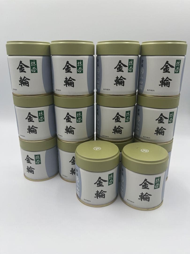 宇治 丸久小山園 抹茶 　金輪 (KINRIN) 40g 11缶セット