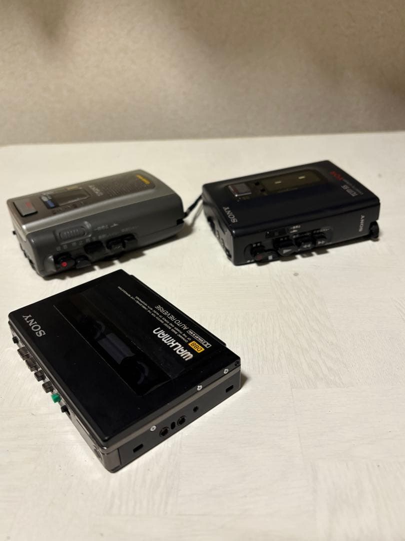 Sony カセットプレーヤー　　3点セット