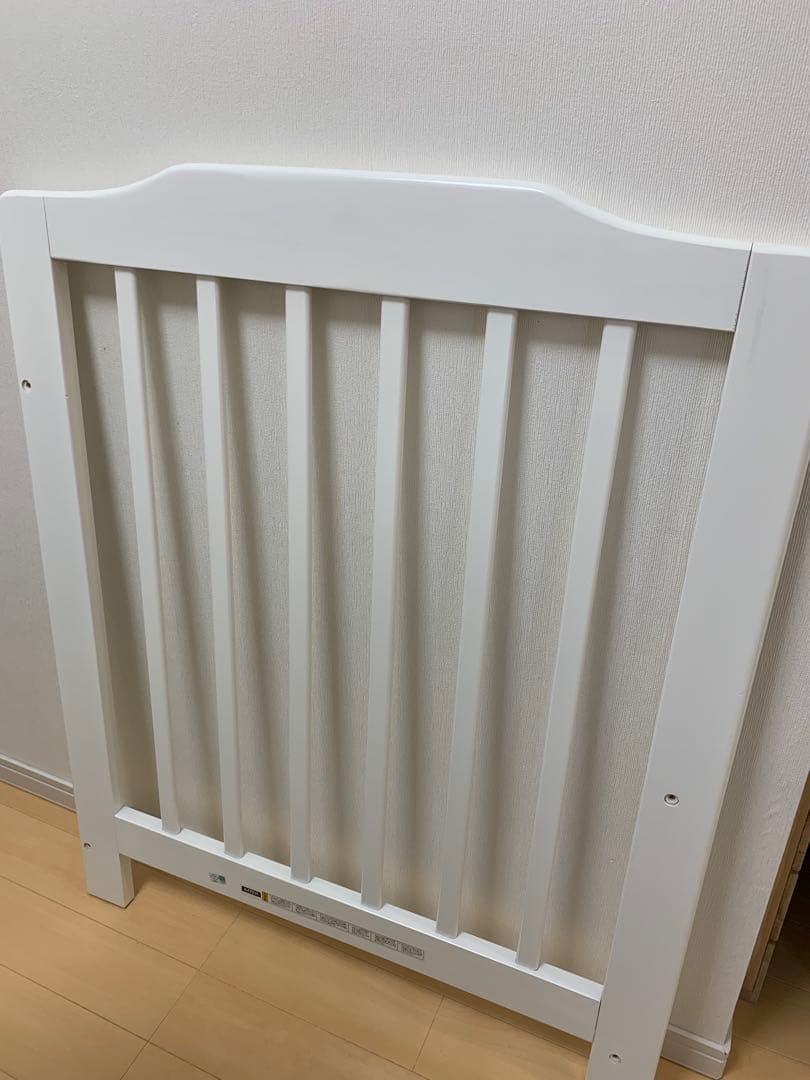 【清掃・除菌済み】KATOJI カトージベビーベット　白　ホワイト　 ハイタイプ