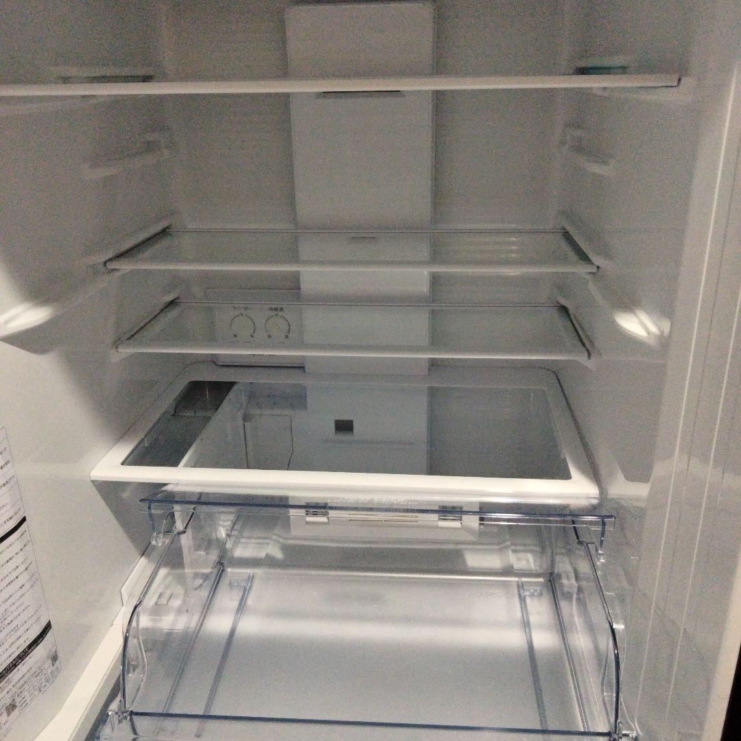 美品 AQUA ノンフロン冷凍冷蔵庫 2024製368L 木目調