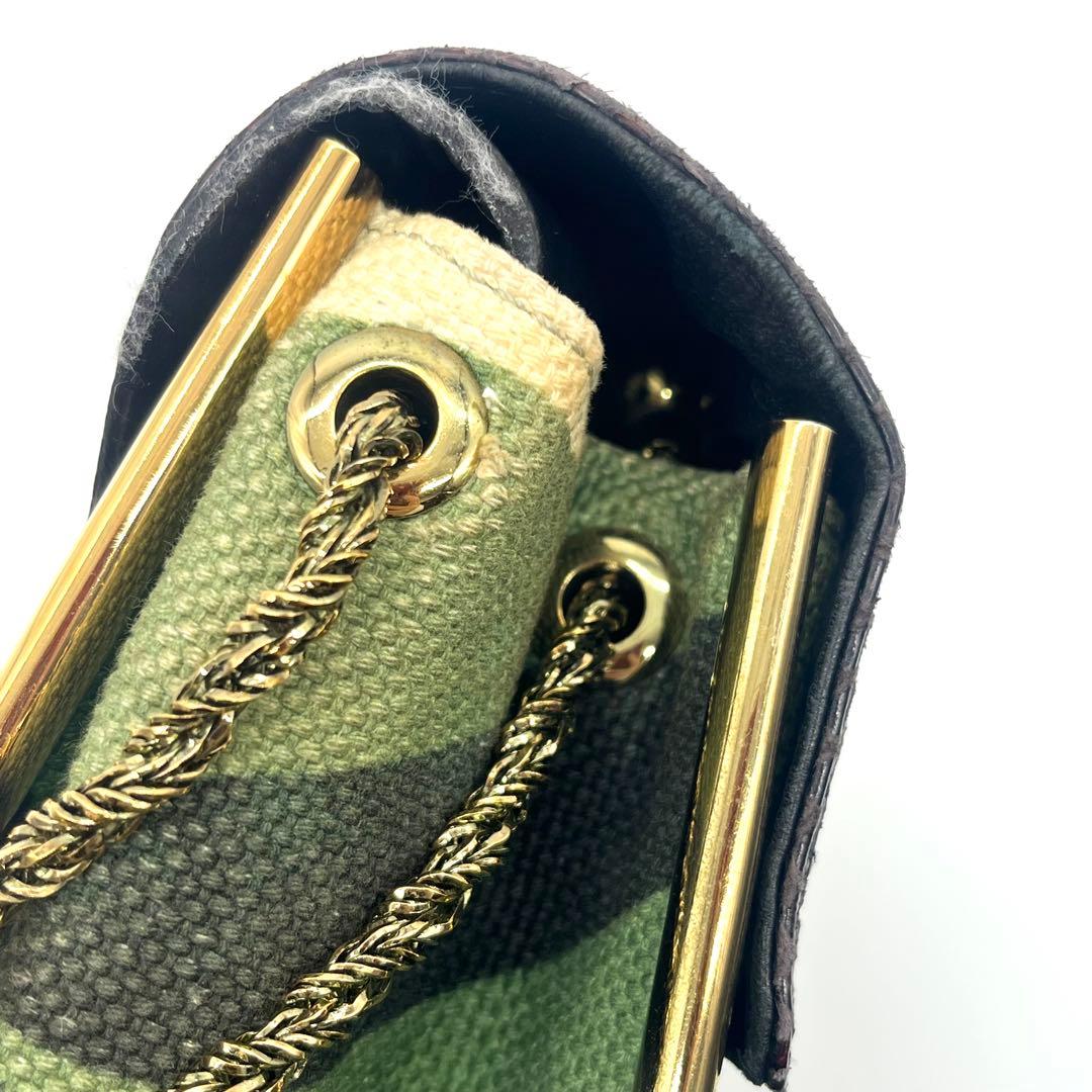 Chloe クロエ ハンドバッグ ヴィンテージ パッチワーク レオパード