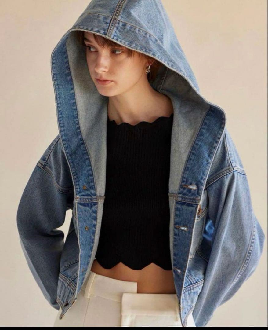 searoomlynn DENIM HOODIEジャケット
