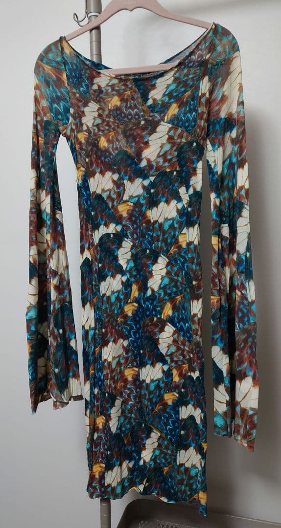 ifsixwasnine☆ベルスリーブカットソー ワンピース