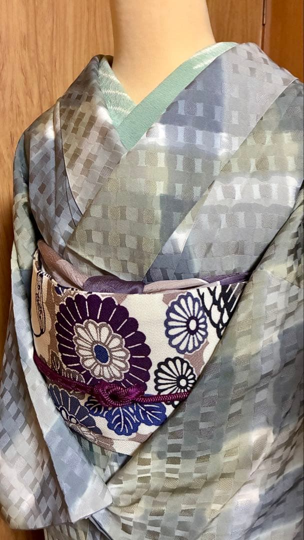 ◆着物　正絹　小紋　丈長め　　　　　　今月のお勧め♪