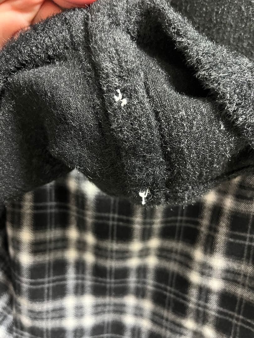 bunnylis ファーボレロ×チェックミニワンピ