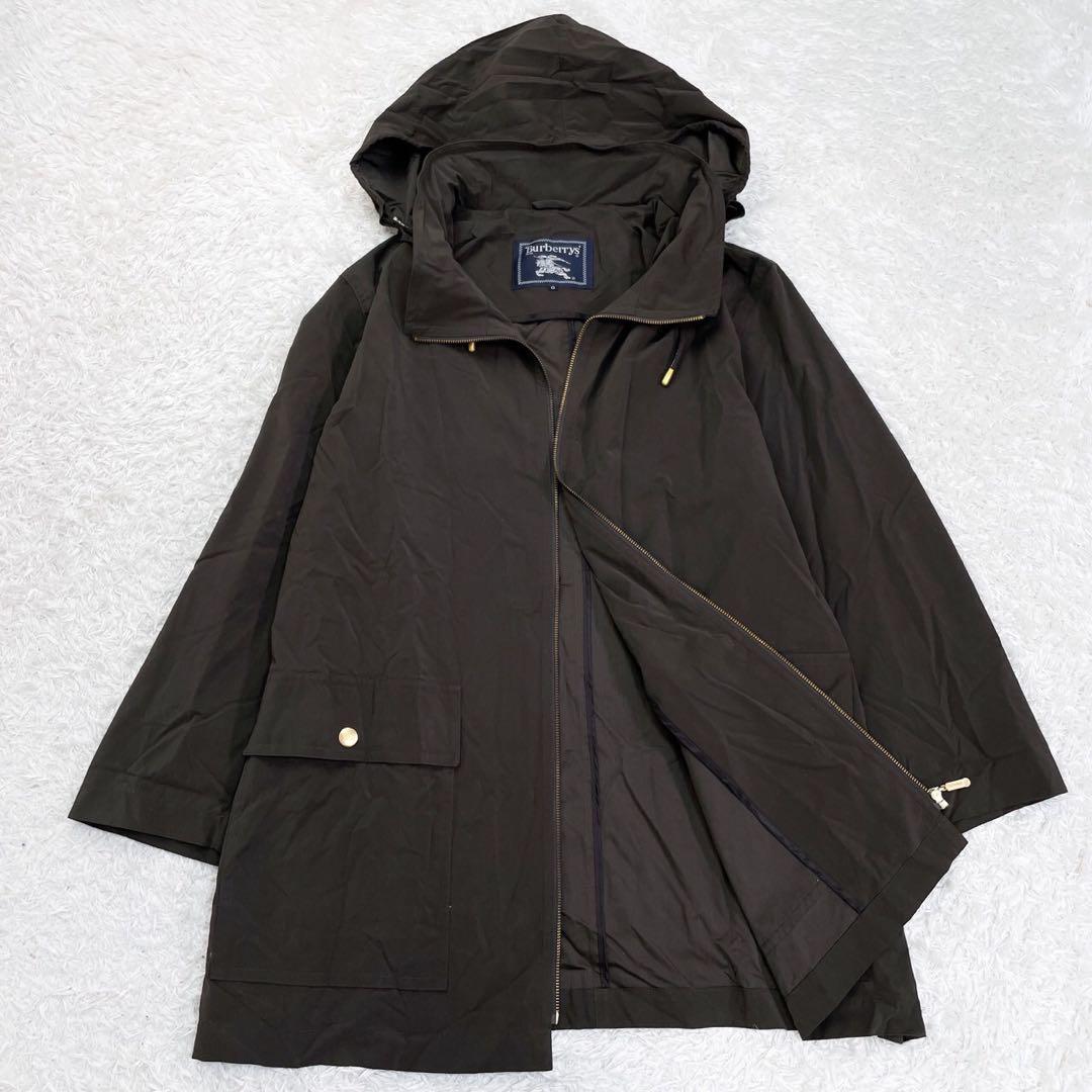 BURBERRYバーバリー モッズコート 茶系 金ボタン サイズ13 (XL位)