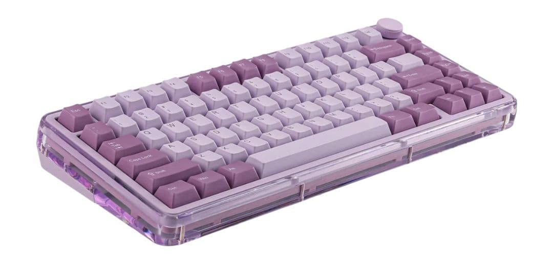 【メカニカルキーボード】KiiBoom Breeze75 試打のみ美品 クリア