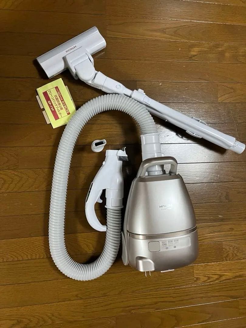 日立 掃除機 紙パック式 CV-KP300K 日本製650W 自走式