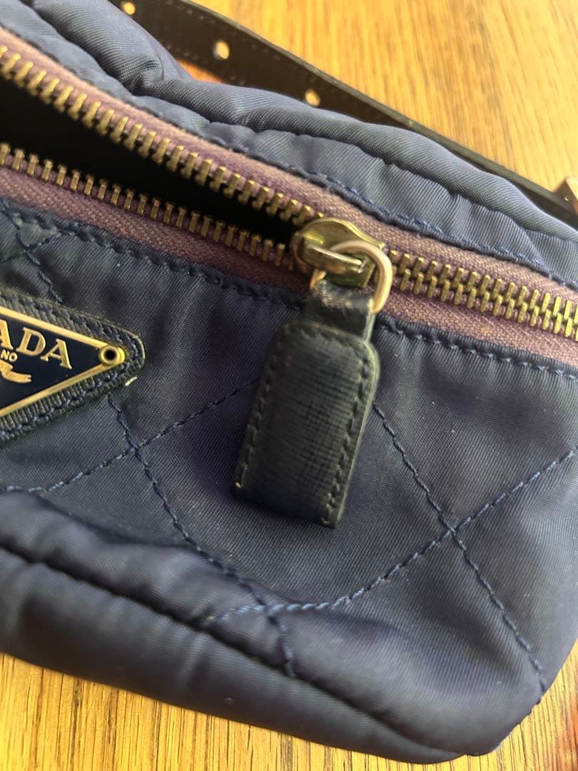 【9/23まで限定お値下】プラダ ウエストポーチ チェーン ショルダー