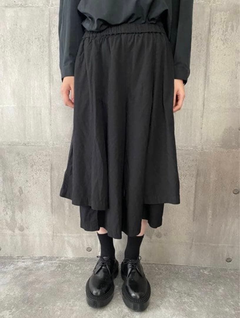 コムコム コムデギャルソン 変形 ワイド パンツ スカウチョ