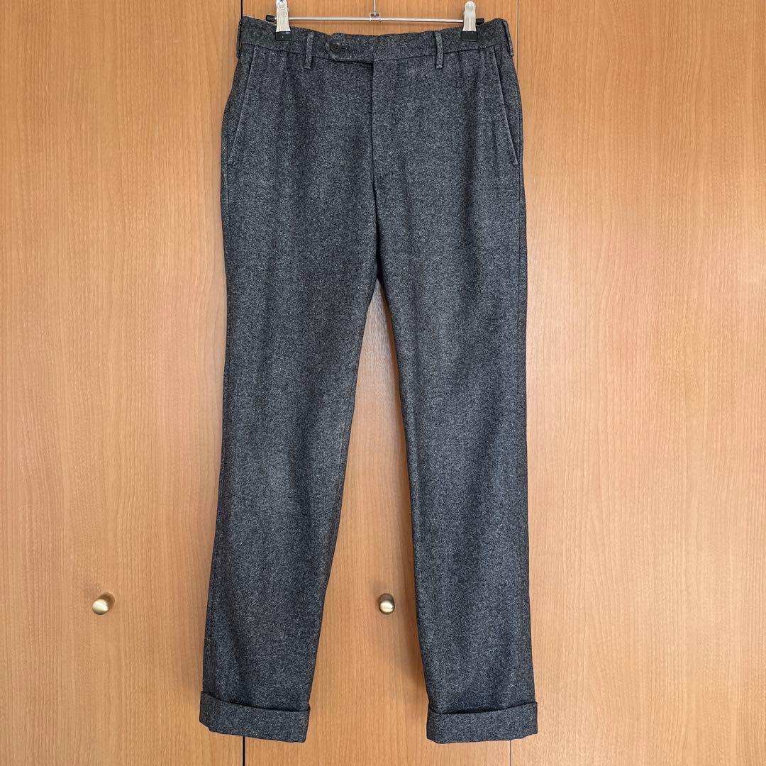 Rota ロータ ウール フランネル スラックス ダークグレー 44