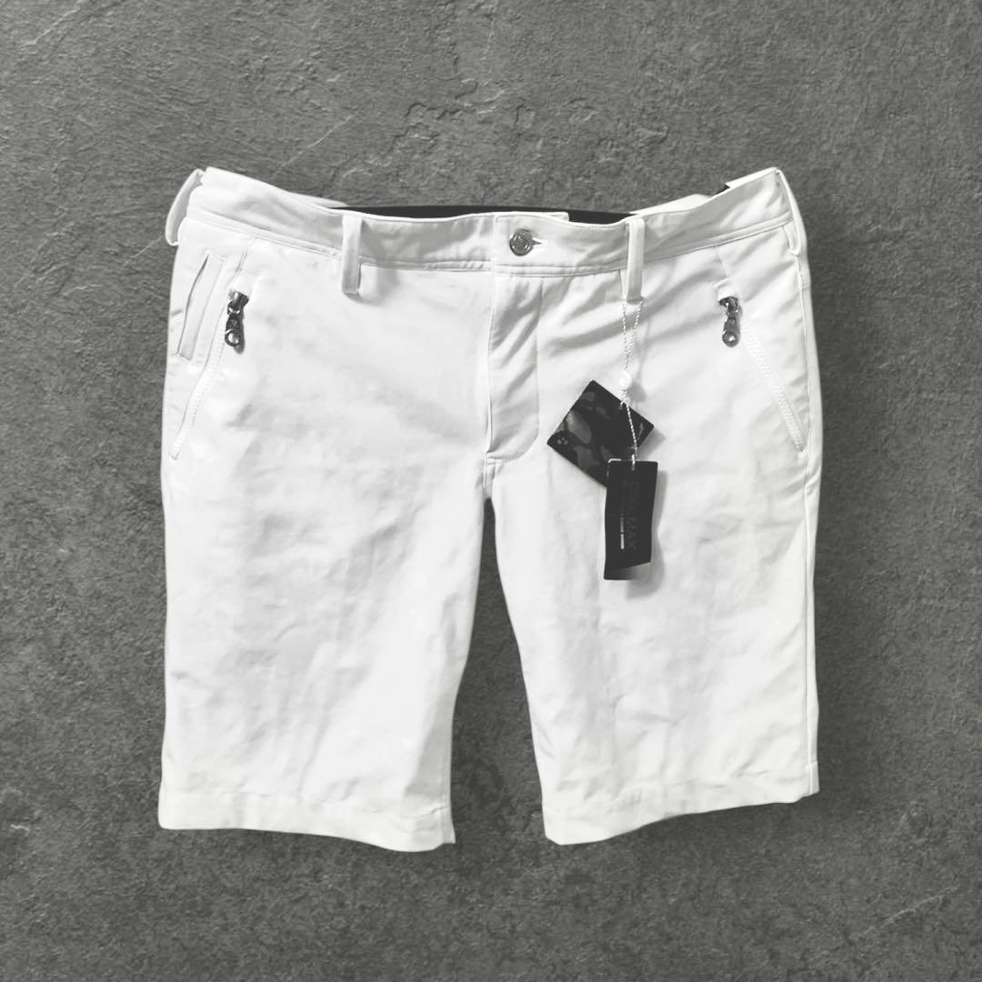 未使用品MARK & LONA カモフラージュパターンホワイトショートパンツ